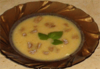 Нежный суп-пюре из красной чечевицы со сливками