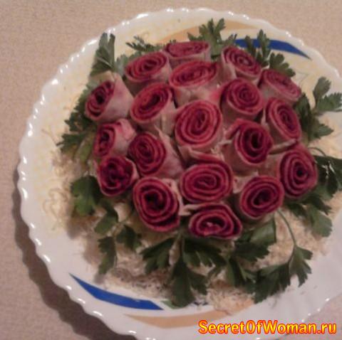Салат "Розы"