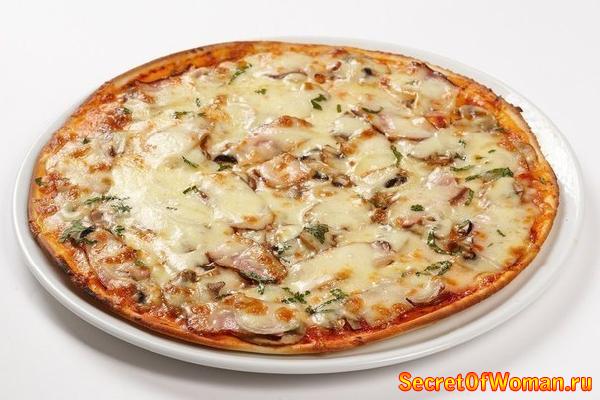 Итальянская пицца с беконом